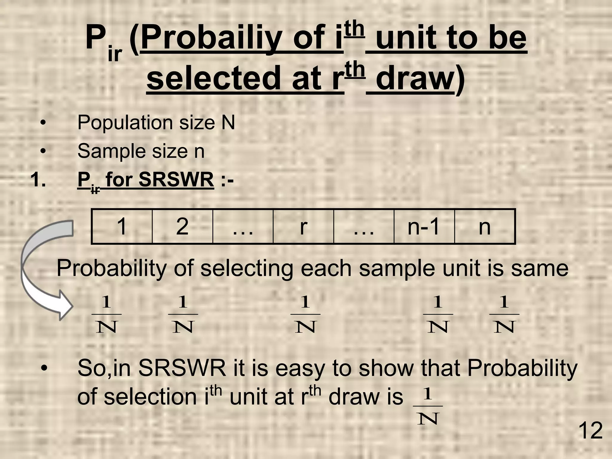 Simple Random Sampling | PDF