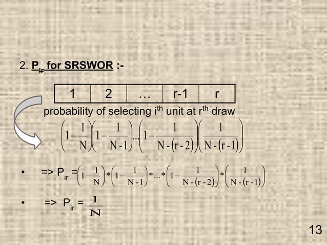 Simple Random Sampling | PDF