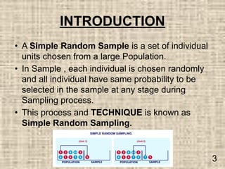 Simple Random Sampling | PDF