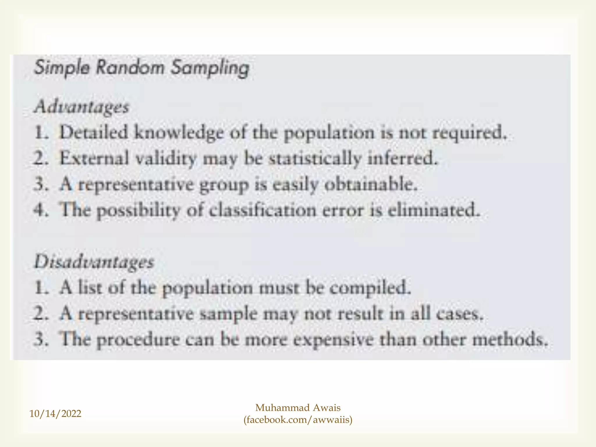 Simple Random Sampling Technique - Probabiltiy Sampling - Mass Media ...