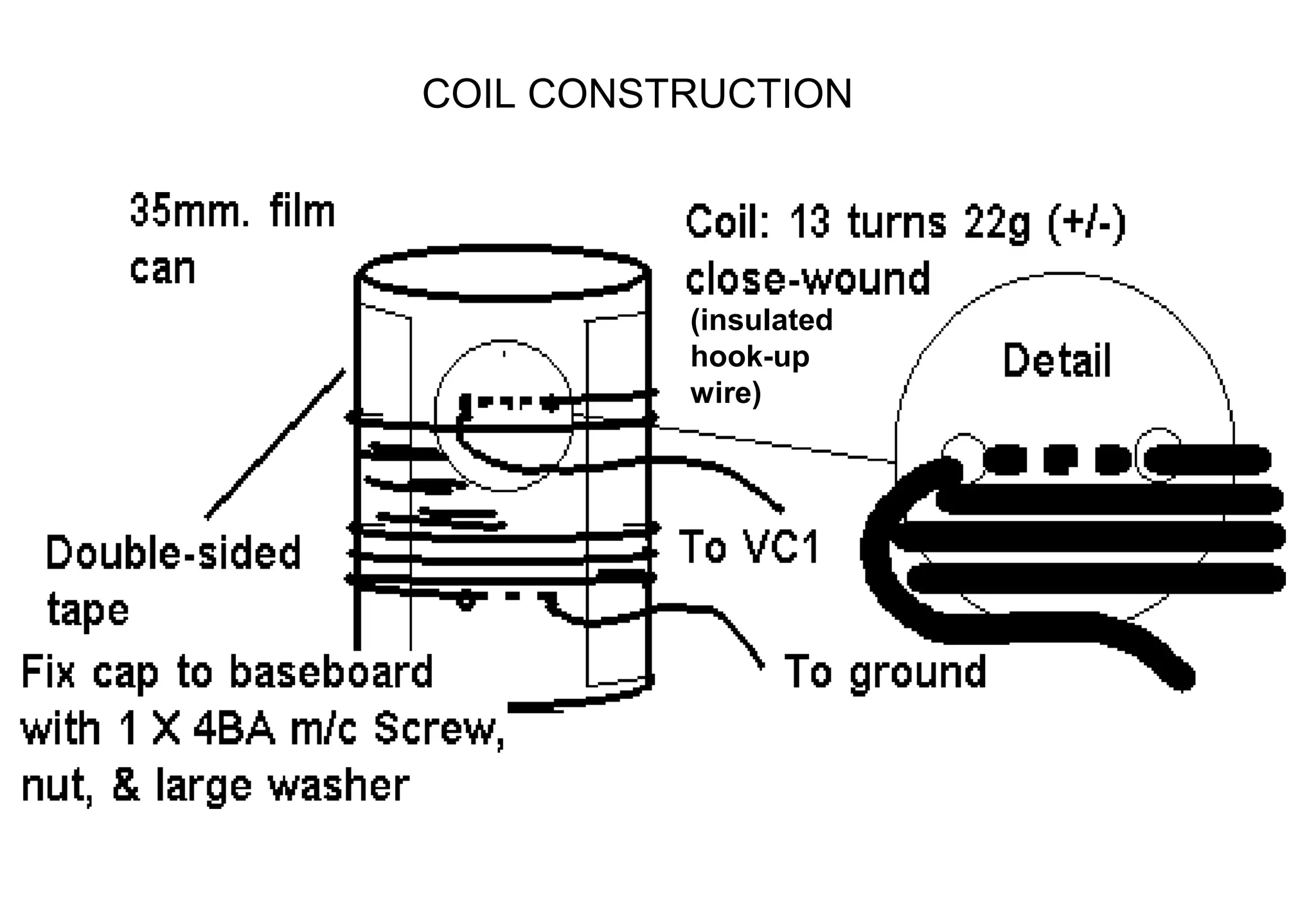 COIL CONSTRUCTION




          (insulated
          hook-up
          wire)
 