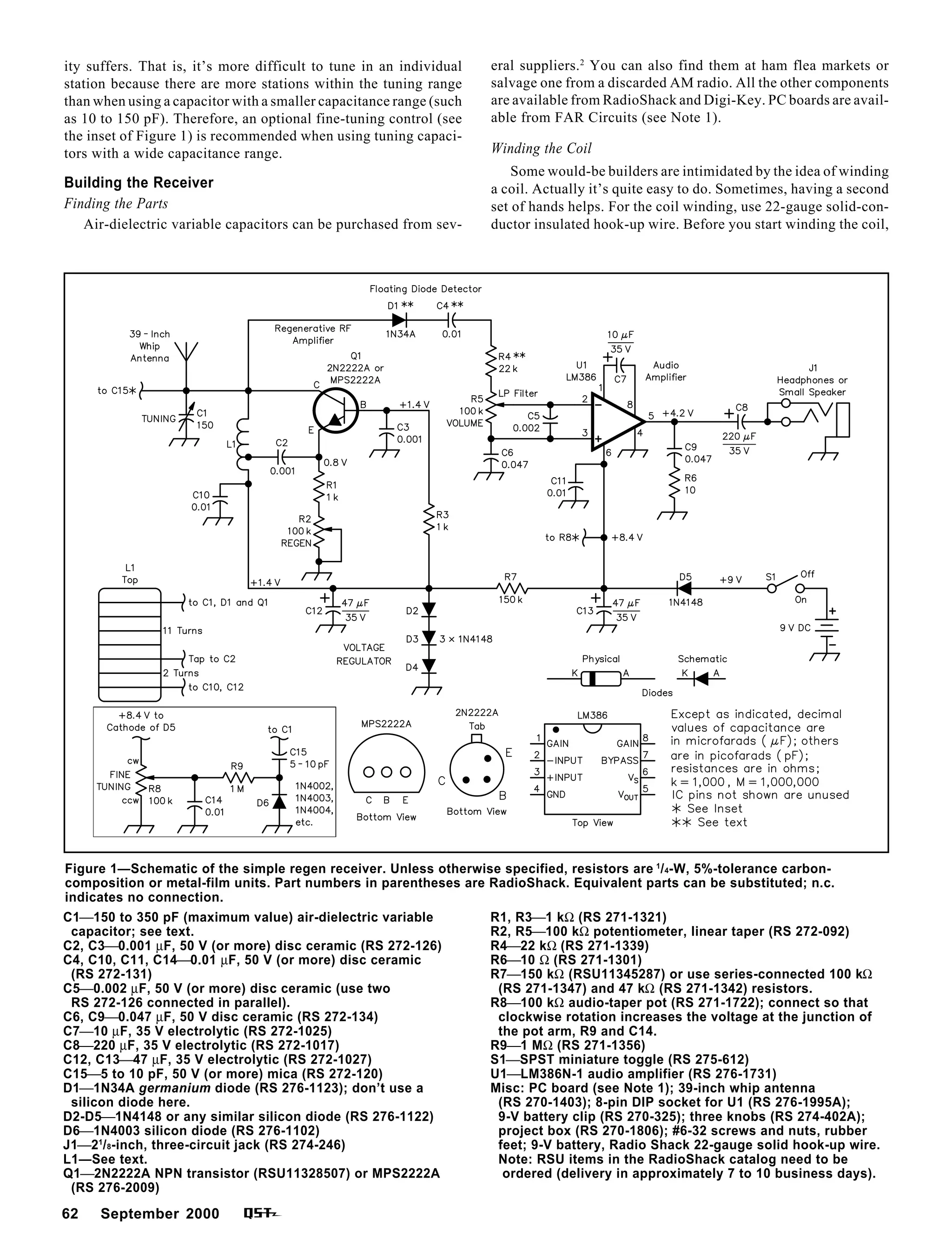 Simple regen receiver | PDF