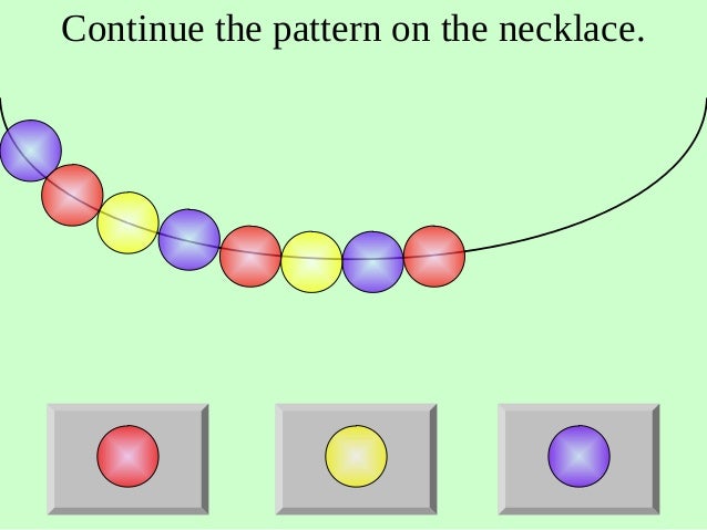 Simple repeating patterns 4a