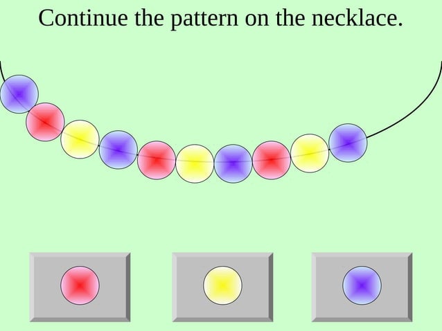 Simple repeating patterns 4a j