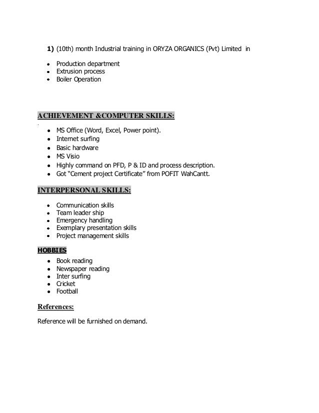 District commander resume