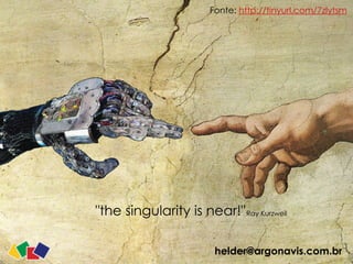 Fonte: http://tinyurl.com/7zlytsm
"the singularity is near!"Ray Kurzweil
helder@argonavis.com.br
 