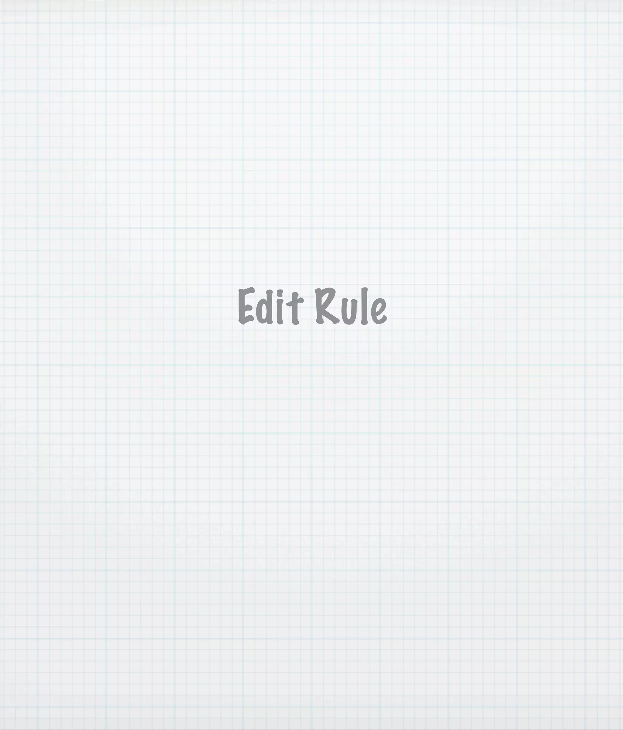 Edit Rule
 