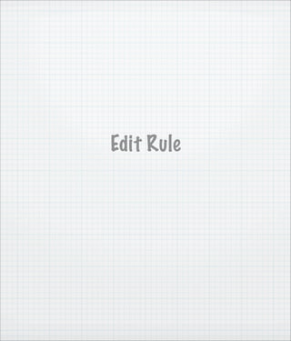 Edit Rule
 