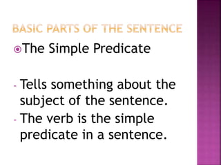Simple sentence | PPT