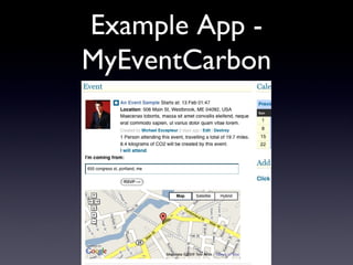 Example App - MyEventCarbon 