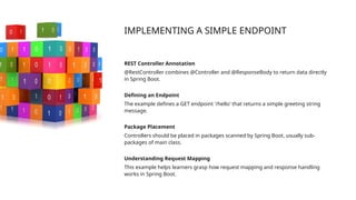Simple Spring Application in Java Programming | PPTX