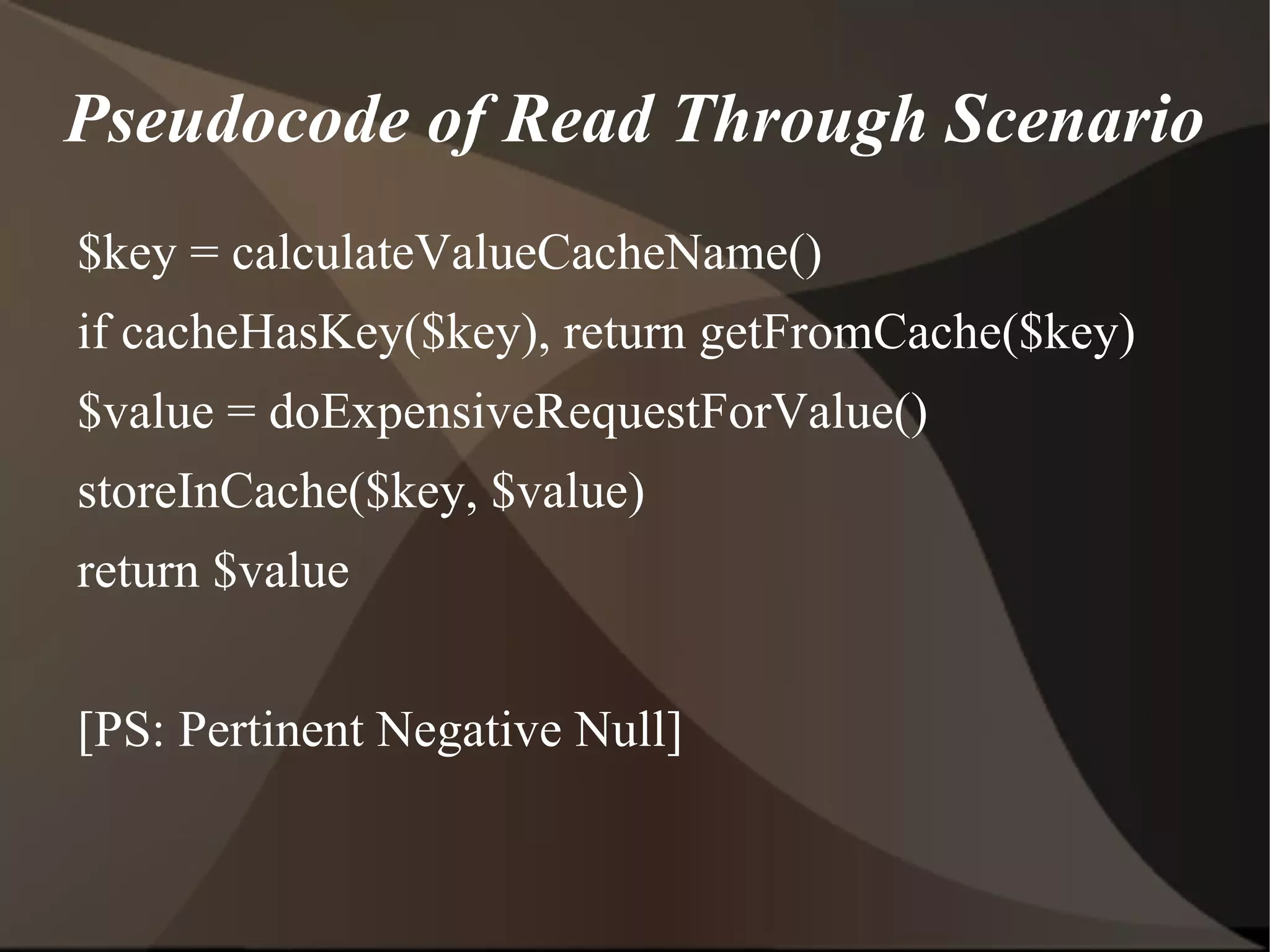 May be interested in adding Memcached 