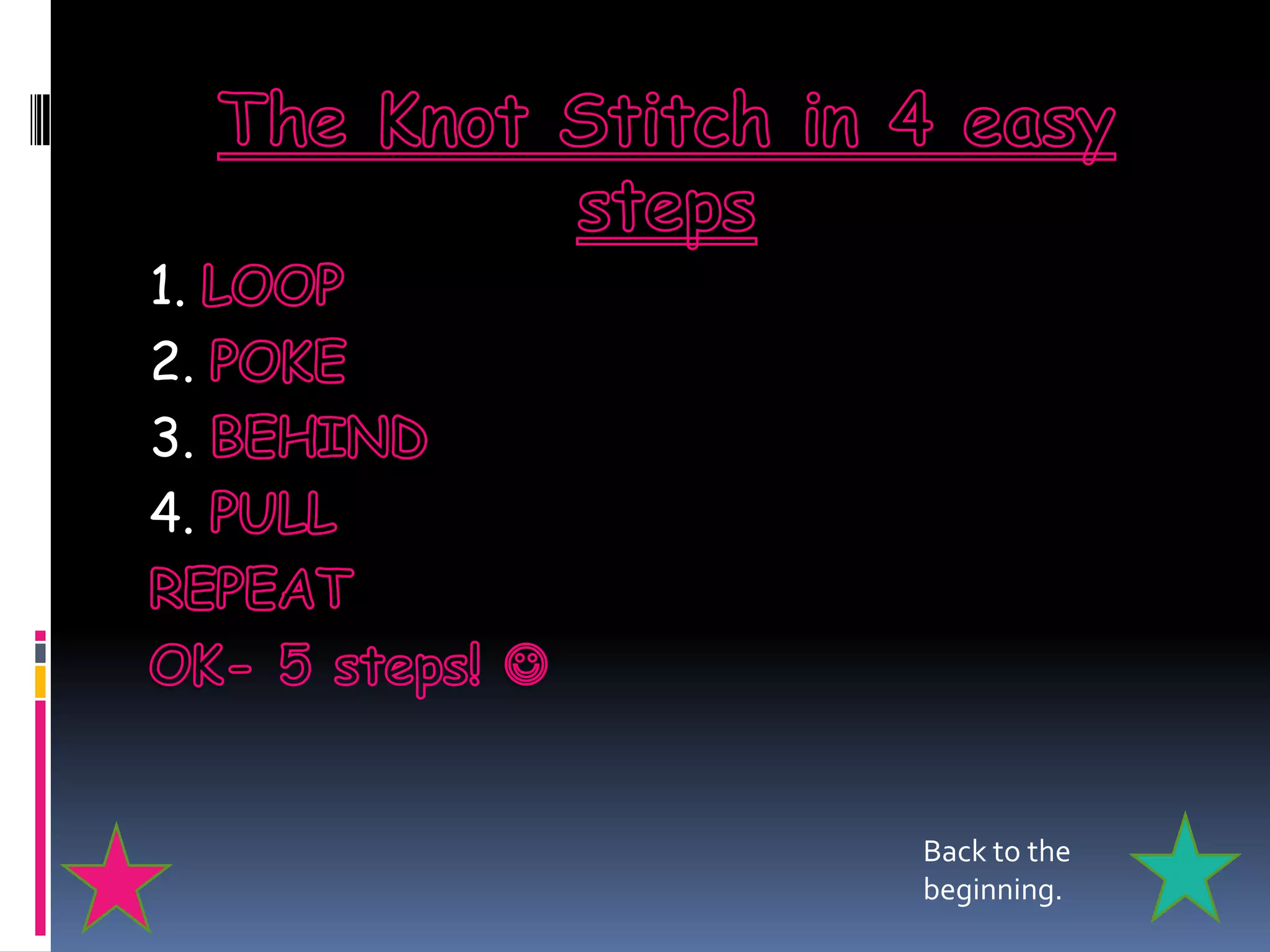 1.
2.
3.
4.




     Back to the
     beginning.
 