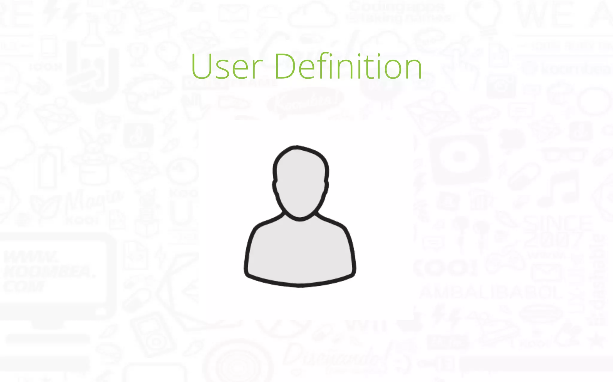 User Deﬁnition

 