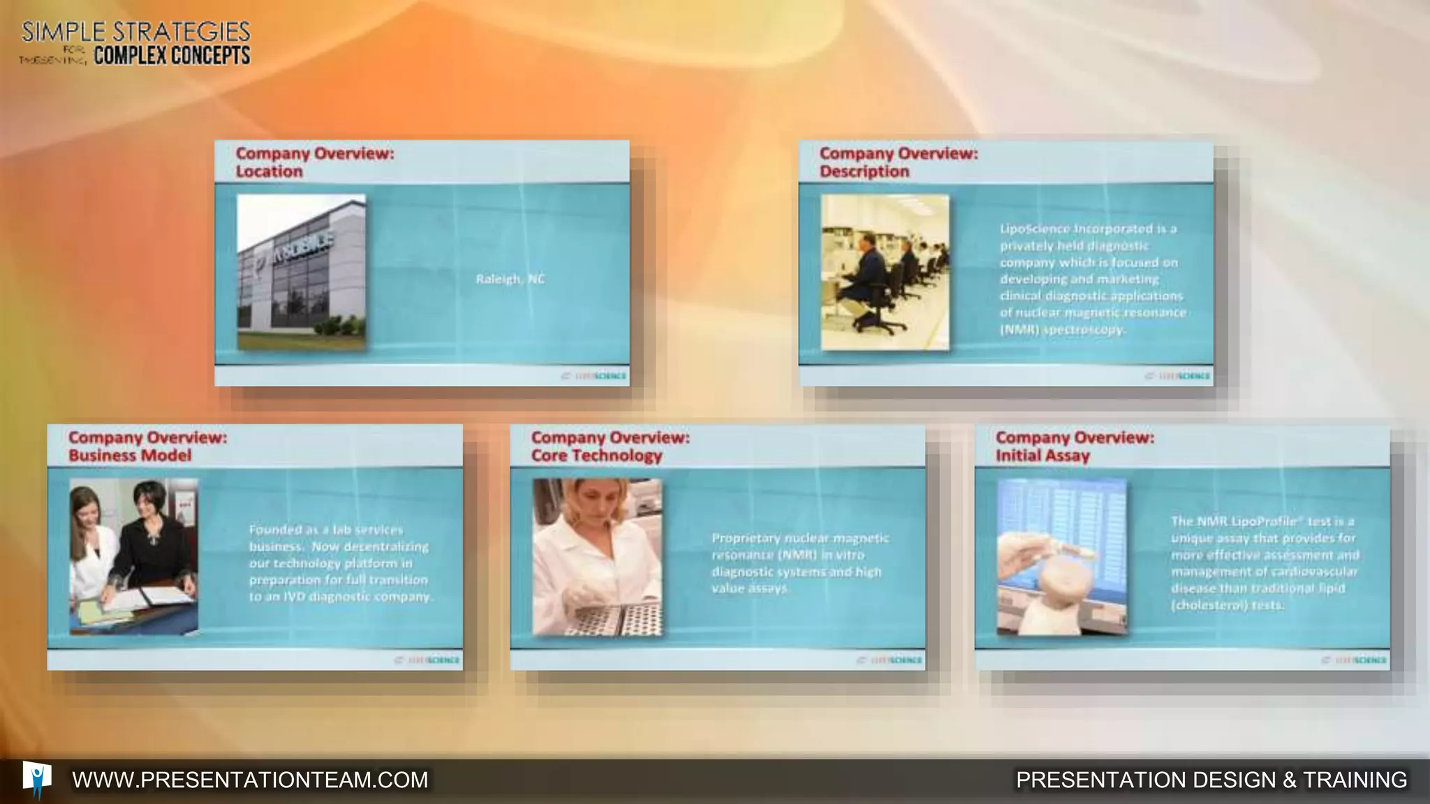 PRESENTATION DESIGN & TRAININGWWW.PRESENTATIONTEAM.COM
 