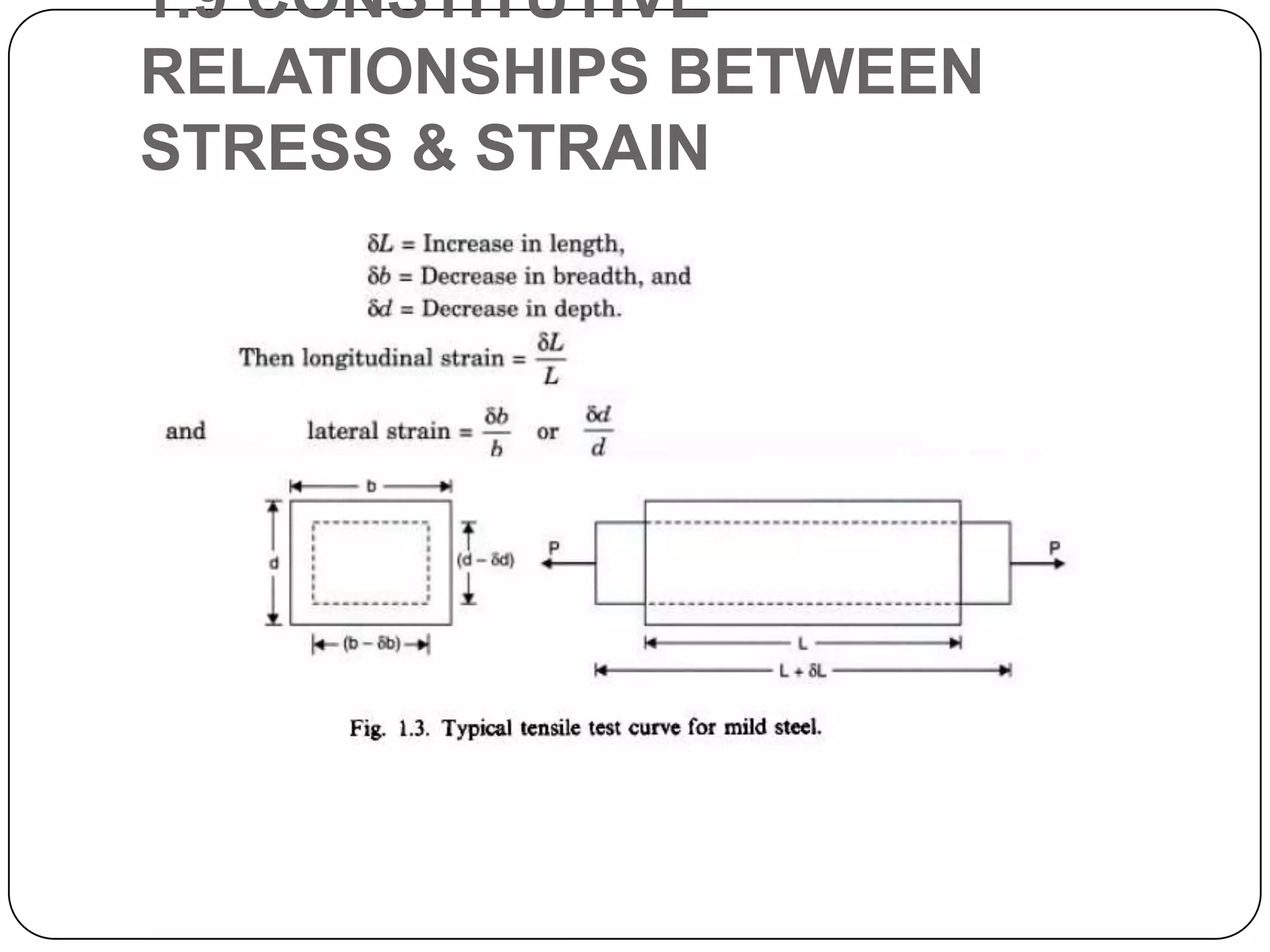 Simple stresses and strains | PPTX