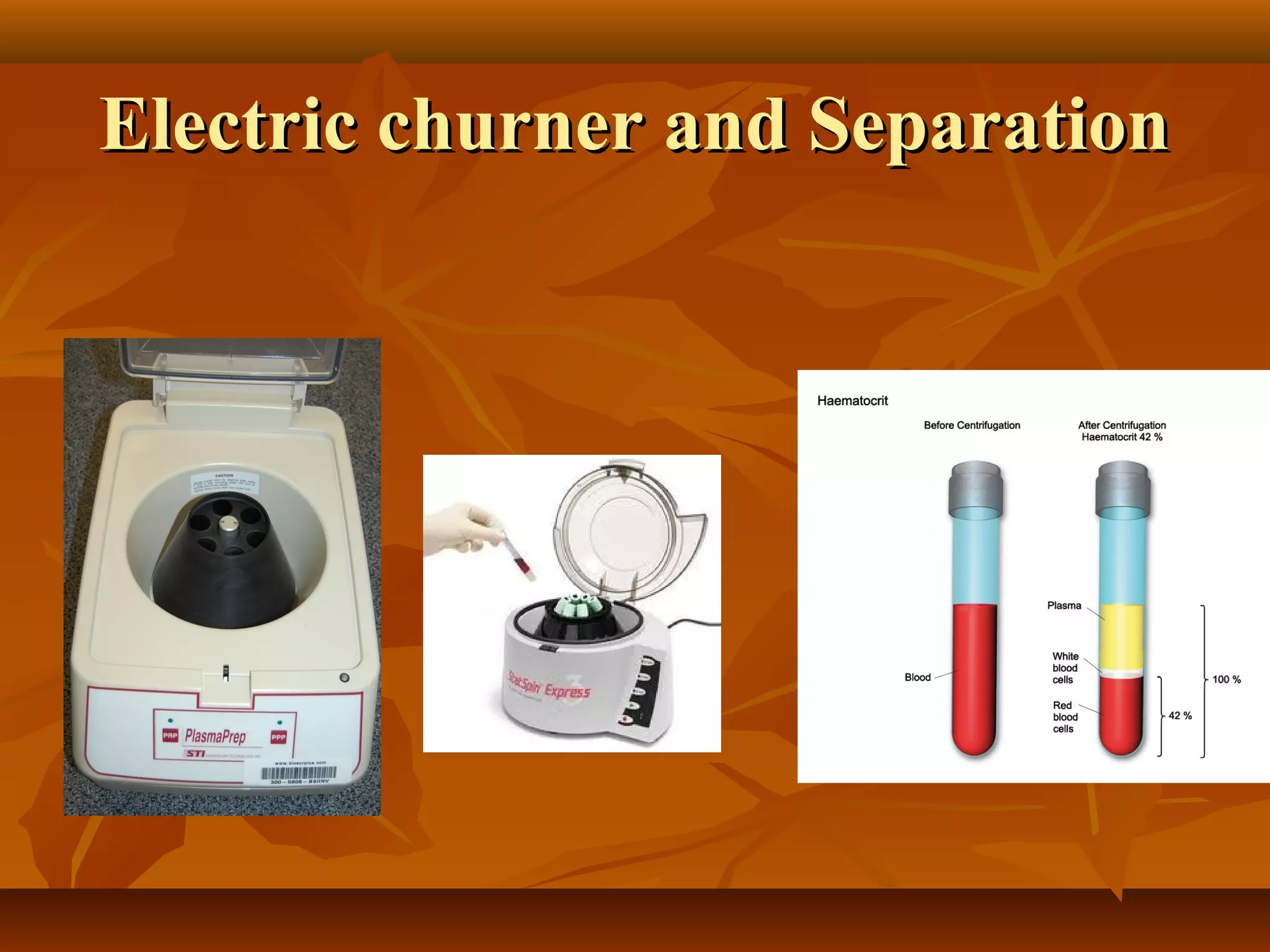Electric churner and SeparationElectric churner and Separation
 