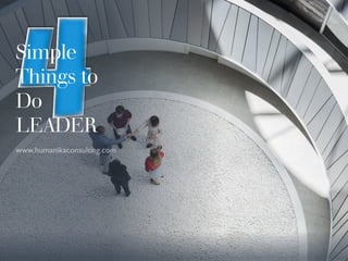Simple
Things to
Do
LEADER
 