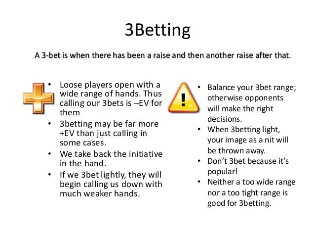 Simple poker tips
