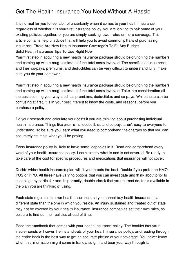 when can i buy health insurance