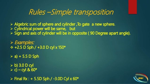 Simple Toric Transposition