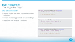 Build Great Triggers Quickly with STP (the Simple Trigger Pattern) | PPTX