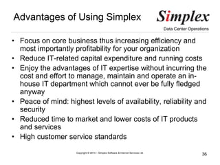 Simplex Data Center Simplex Cyprus Data Center Presentation | PDF