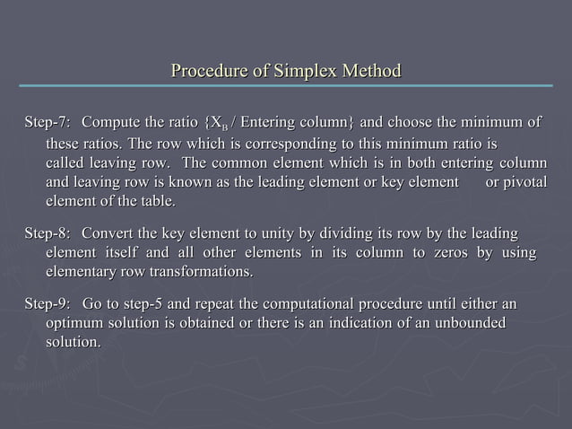 Simplex Method | PPT