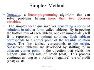 Simplex method | PDF