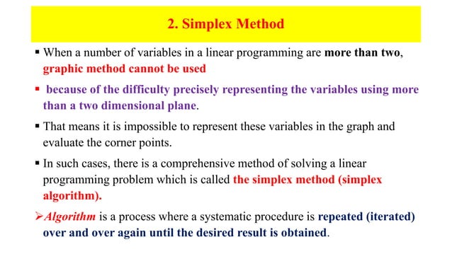 Simplex method material for operation .pptx