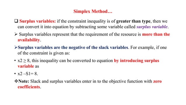 Simplex method material for operation .pptx