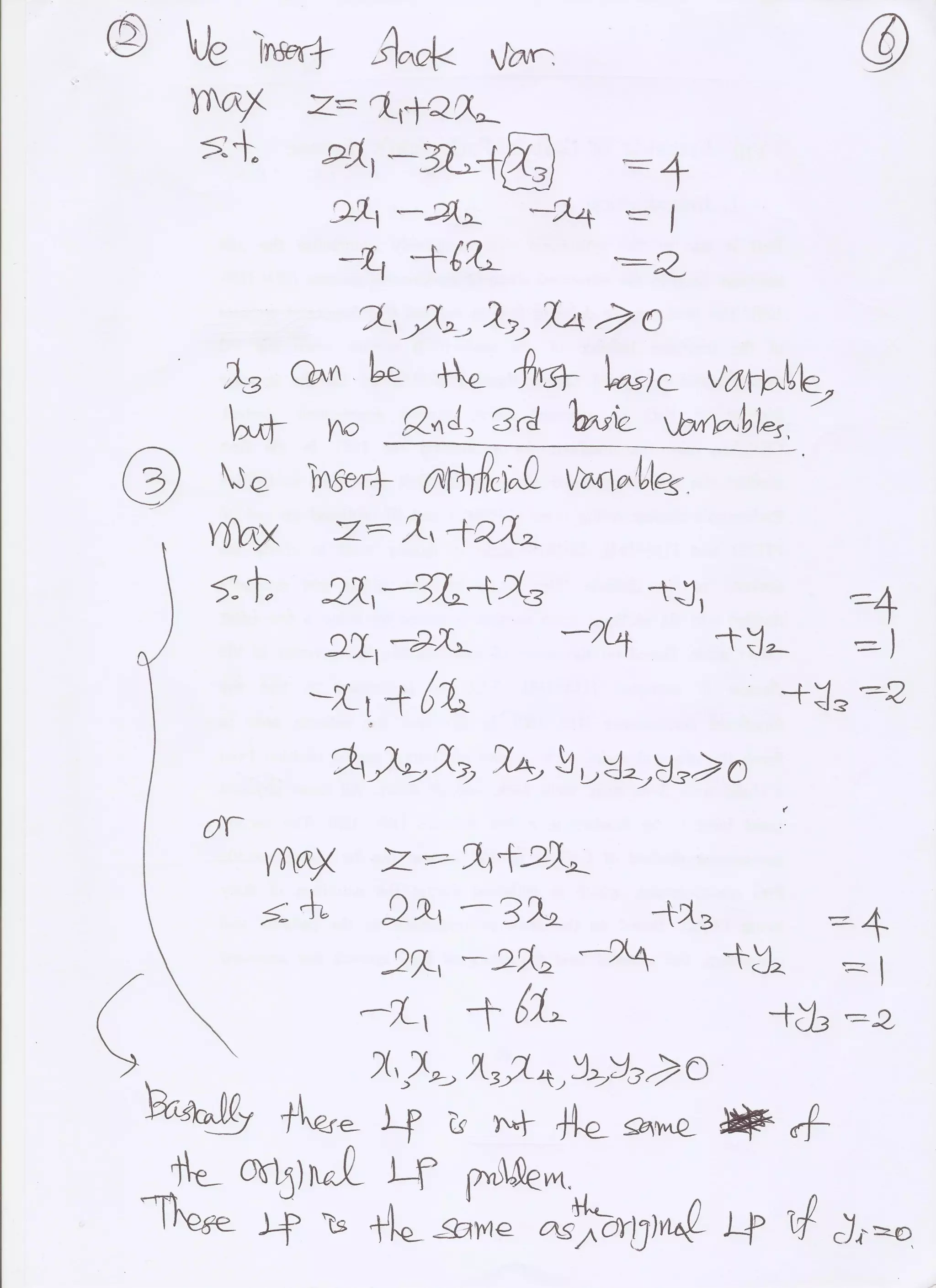 Simplex Lecture Notes