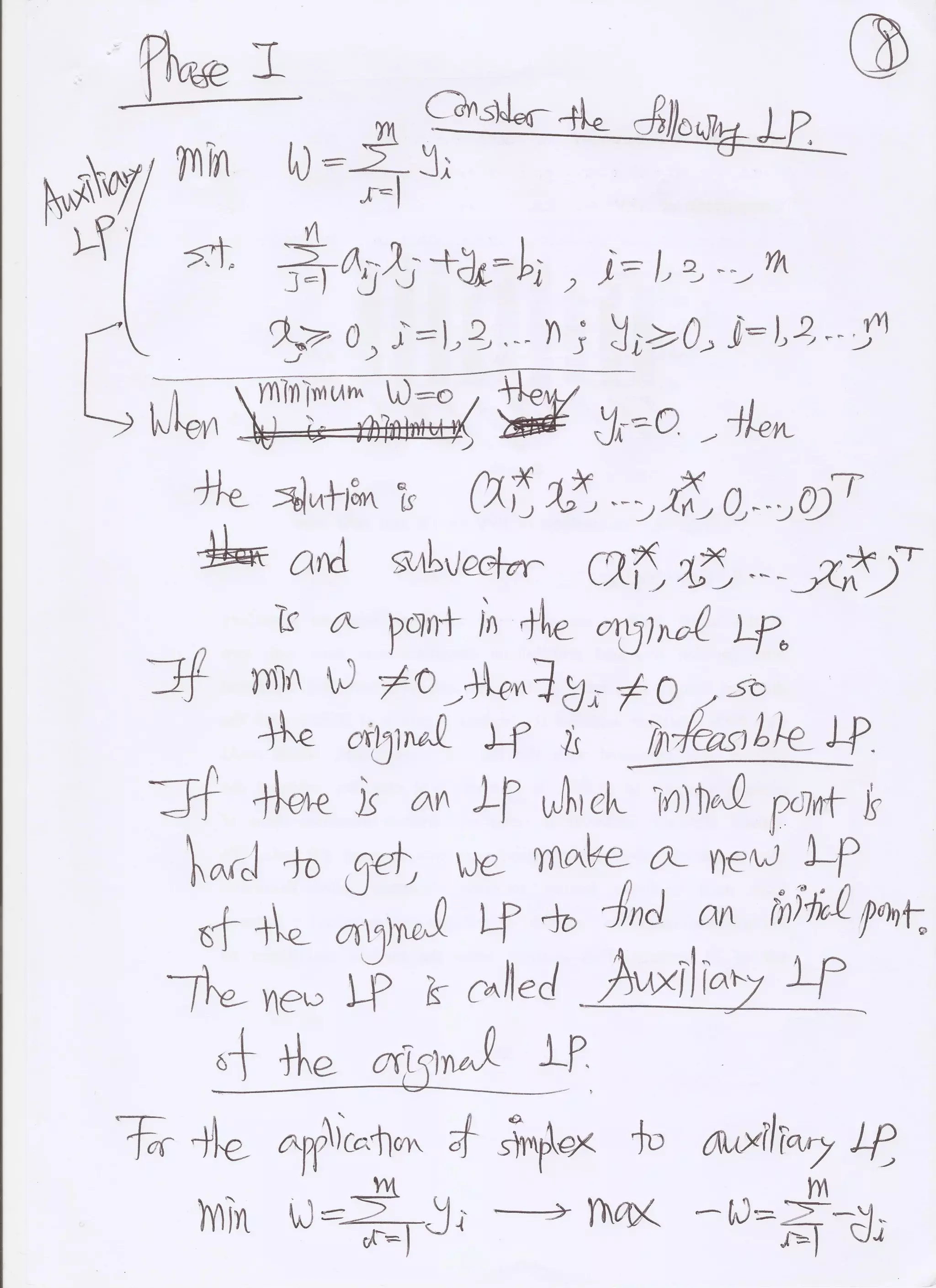 Simplex Lecture Notes