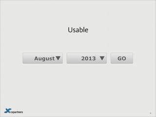 50
A B
GOMS KLM
1. Walk through the interface step by step.
 