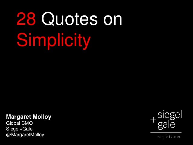 Top 28 Quotes On Simplicity