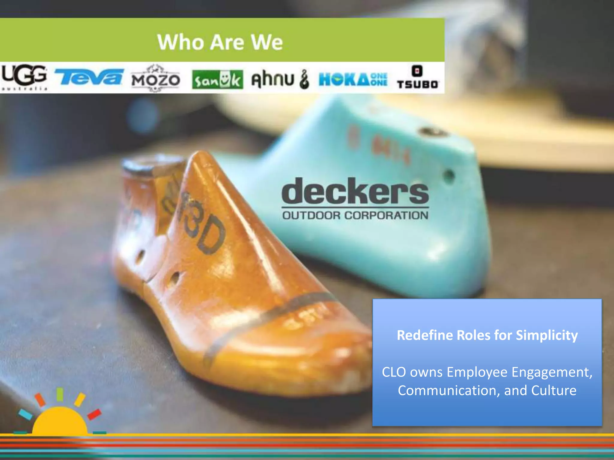 Copyright © 2015 Deloitte Development LLC. All rights reserved.33 The Simplification of Work
Redefine Roles for Simplicity
CLO owns Employee Engagement,
Communication, and Culture
 