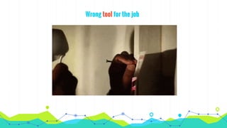 Wrong tool for the job
 