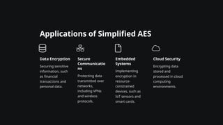 Simplified AES from information security | PPT