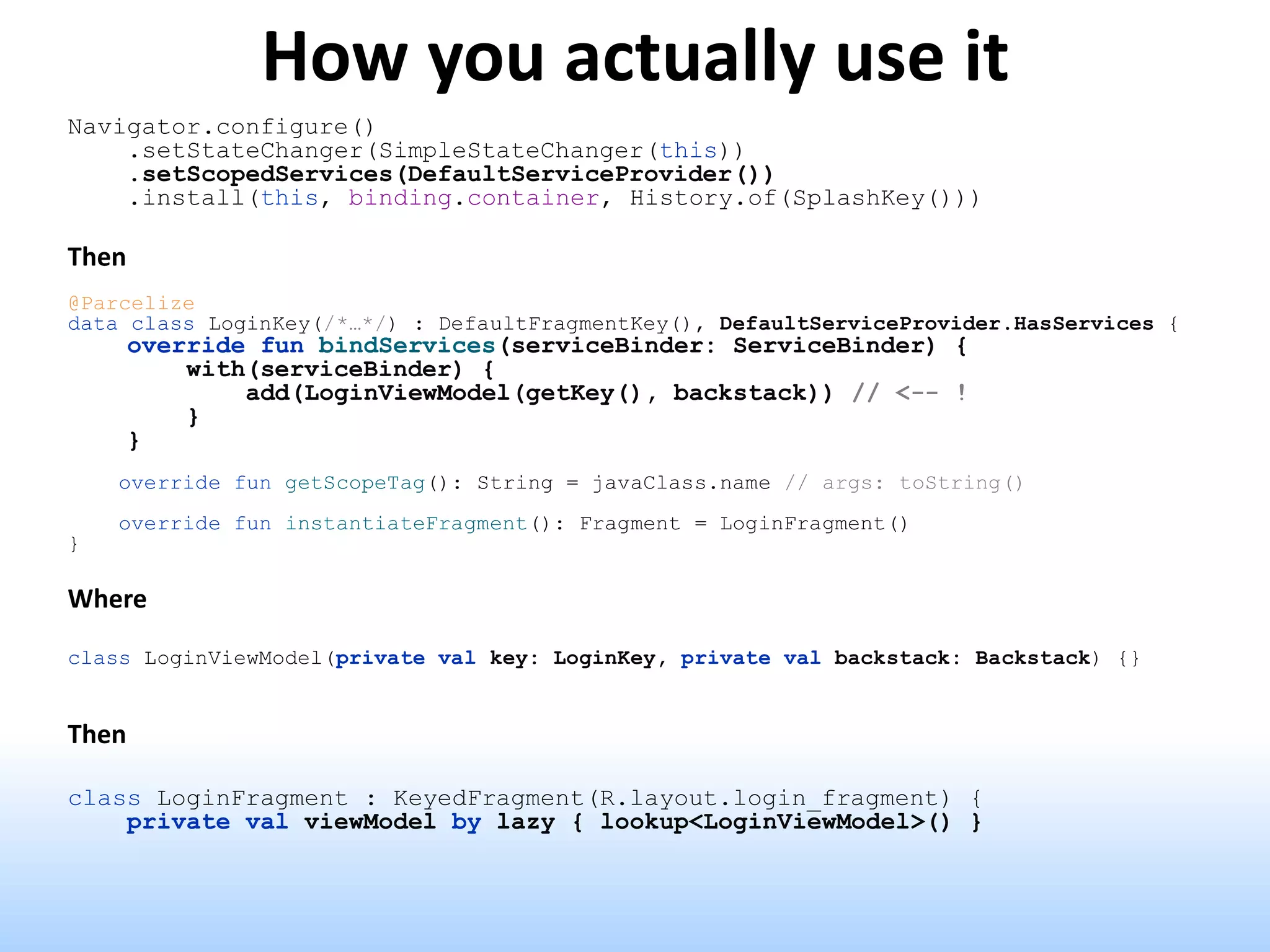 Simplified Android Development with Simple-Stack | PPT