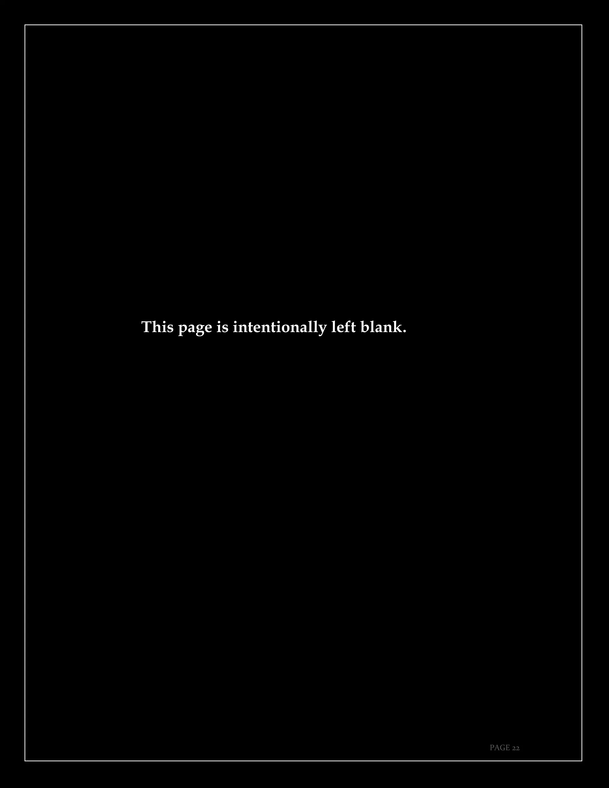 PAGE 22
This page is intentionally left blank.
 