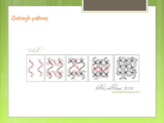 Zentangle patterns