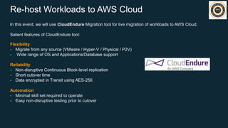 Simplified migration with CloudEndure | PPTX