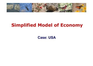 Simplified Model of Economy

         Case: USA
 