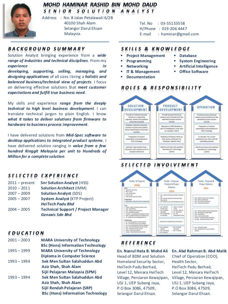 simplified resume
