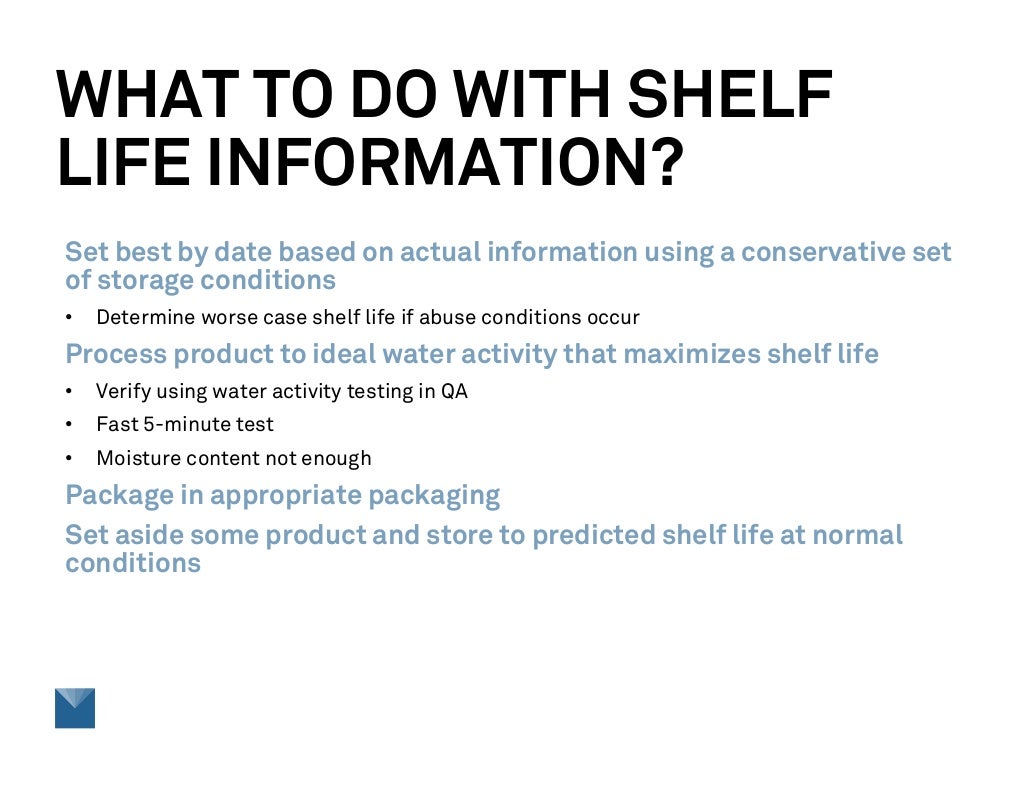 Examining Simplified Shelf Life Testing Methods