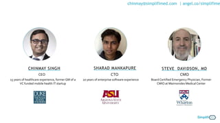 Simplifimed Pitch Deck | PDF