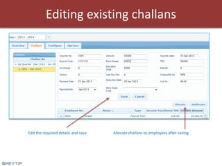 eTDS - Generating Form 24Q - using greytHR | PPTX