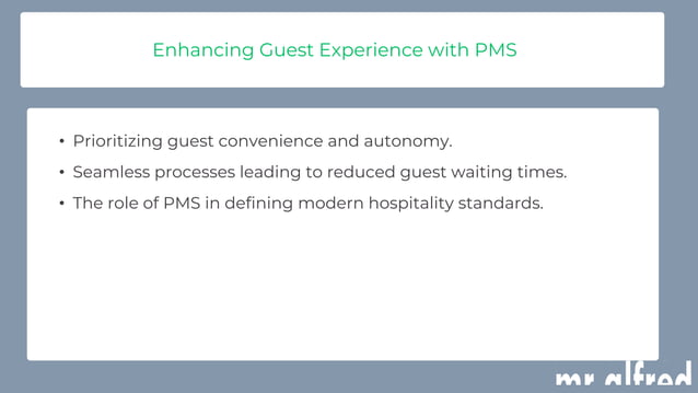 Simplifying check-in and check-out processes using a PMS.pptx