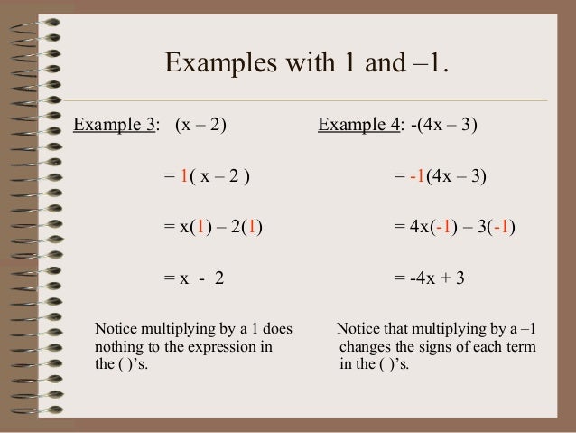 Simplifying Expressions Simplifying Expressions