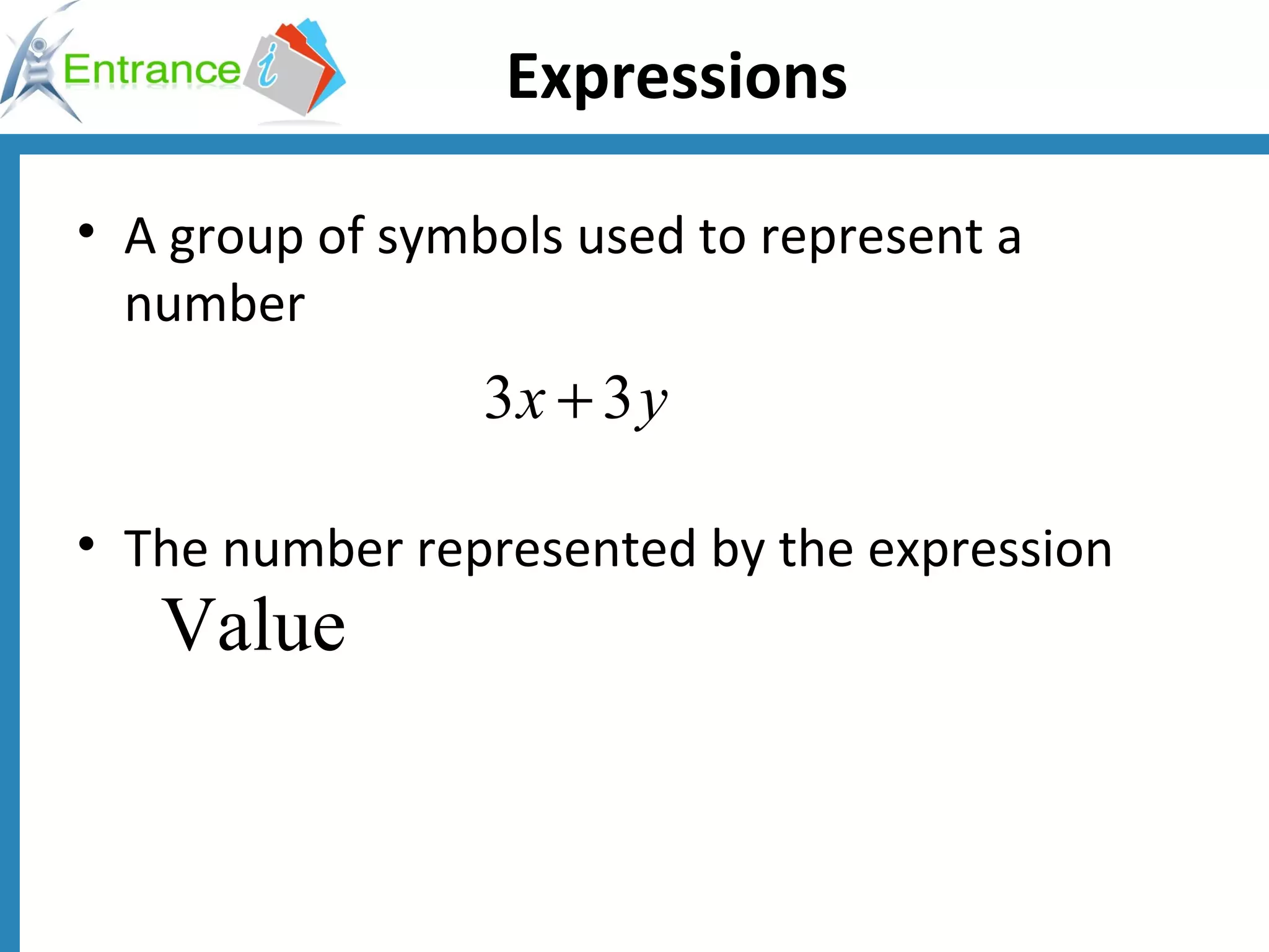 Simplifying expressions ok1296542578 | PPT